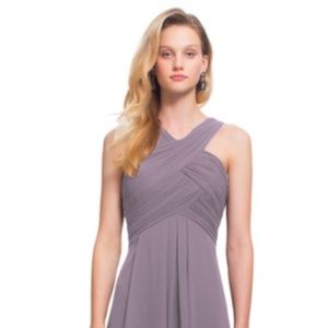 Bill Levkoff Dress, 7016, Heather, Sz 8